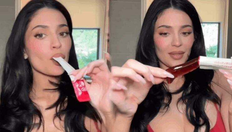 Kylie Jenner TikTok’ta o ürünü yedi: Tepki yağdı