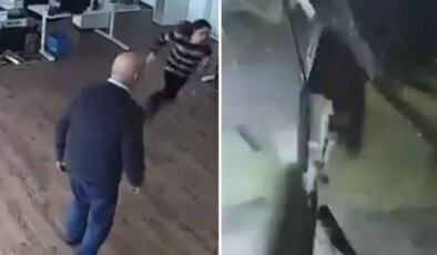 Lodos tavanı düşürdü, iki kişi son anda hayatta kaldı