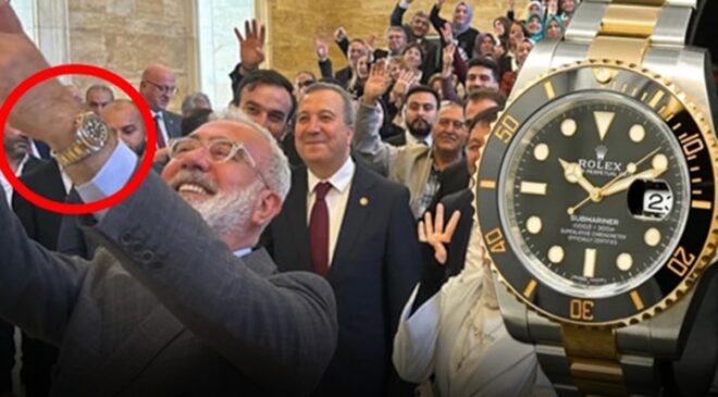 Lüks saatiyle gündem olan AKP'li emeklilerin zam talebine 'şov' dedi