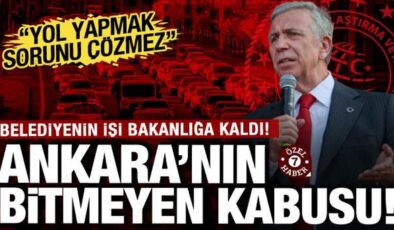 Mansur Yavaş, ‘Yol yapmakla çözülmez’ demişti! Ankara’nın bitmeyen kabusuna çözüm