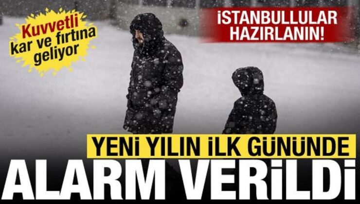 Meteoroloji 31 ili sarı kodla uyardı: Kuvvetli kar geliyor! İstanbullular hazırlanın