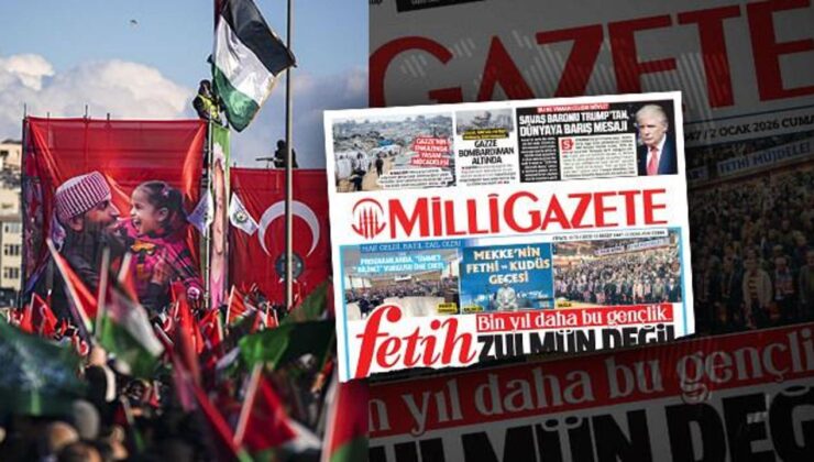 Milli Gazete unuttu mu? Galata’daki Filistin selini görmediler