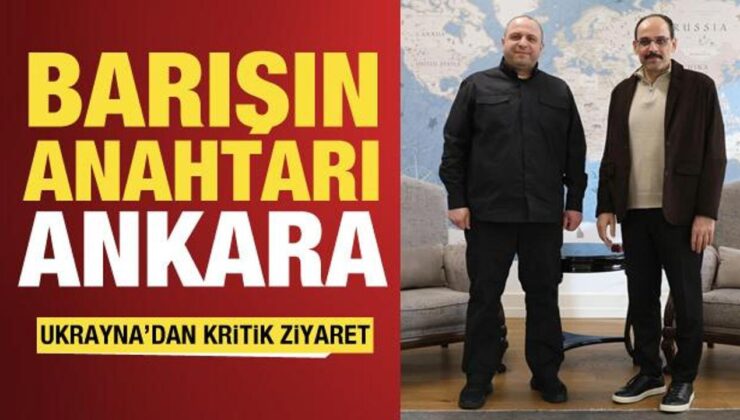 MİT Başkanı İbrahim Kalın, Rustem Umerov ile görüştü