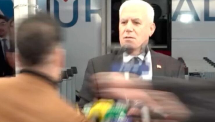 Mustafa Bozbey'e saldırı anı kamerada