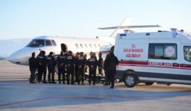 Muş’tan Ankara’ya uçak ambulansla hasta nakli gerçekleştirildi