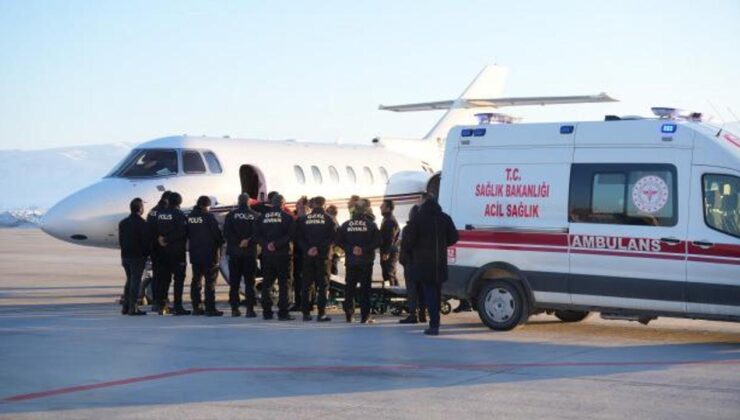 Muş’tan Ankara’ya uçak ambulansla hasta nakli gerçekleştirildi