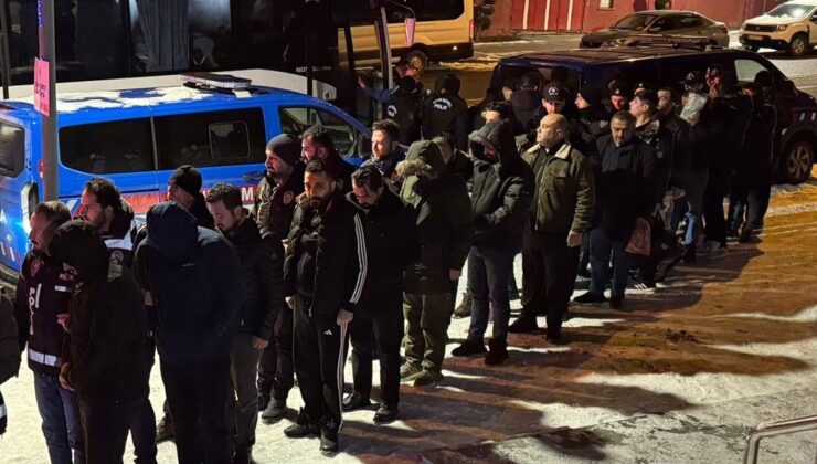 Nevşehir merkezli tefecilik operasyonunda 34 şüpheli adliyeye sevk edildi