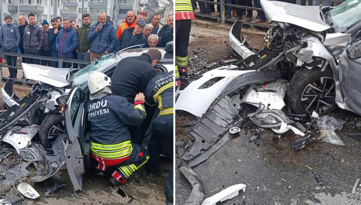 Ordu'da korkunç kaza! 2'si çocuk 5 kişi vardı…