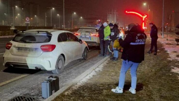 Polise çarpıp kaçan şahıs yakayı ele verdi