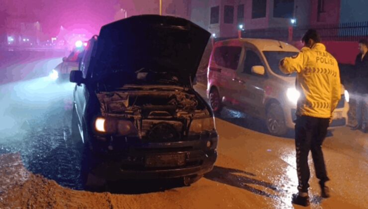 Polisten kaçan alkollü sürücü, kaza yapınca yakalandı