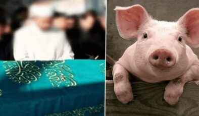 "Babamın hayrına" deyip cami önünde 3 bin kişiye domuz eti yedirmiş!