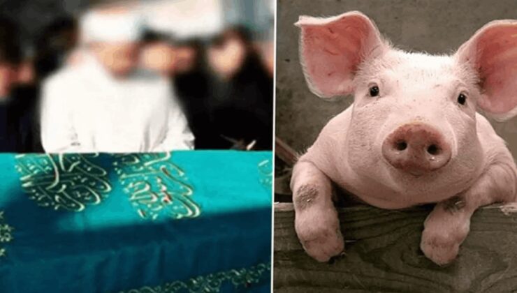 "Babamın hayrına" deyip cami önünde 3 bin kişiye domuz eti yedirmiş!