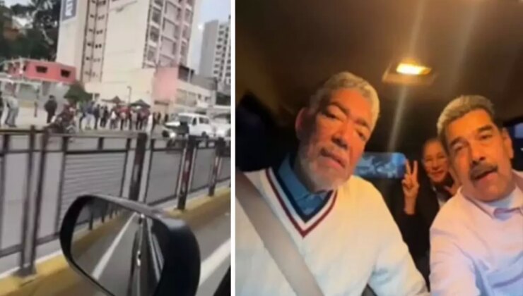 "Parti başlasın" demişti! Maduro’nun aracıyla dolaştığı görüntüler yeniden gündem oldu