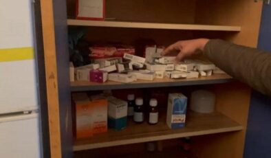 Ruhsatsız muayenehanede yüzlerce kaçak ilaç ele geçirildi