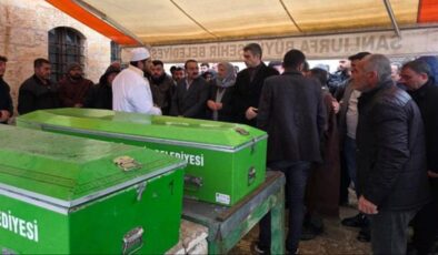 Şanlıurfa’da tüp patlamasında ölen 3 kişinin cenazesi defnedildi