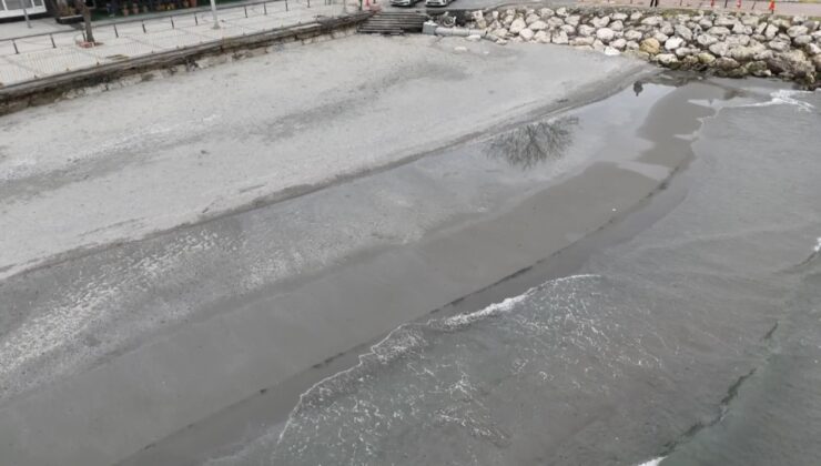 Silivri ve Avcılar'da korkutan manzara: Deniz metrelerce geri çekildi