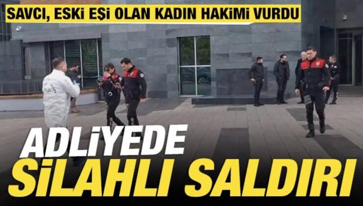 SON DAKİKA: Adliyede silahlı saldırı! Savcı, eski eşi olan kadın hakimi vurdu