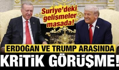 Son dakika: Cumhurbaşkanı Erdoğan ve ABD Başkanı Trump arasında kritik görüşme!