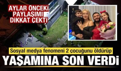 Sosyal medya fenomeni iki çocuğunu öldürüp yaşamına son verdi