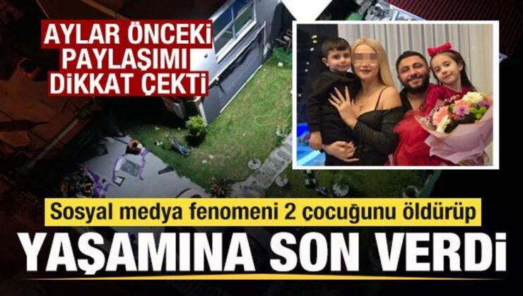 Sosyal medya fenomeni iki çocuğunu öldürüp yaşamına son verdi