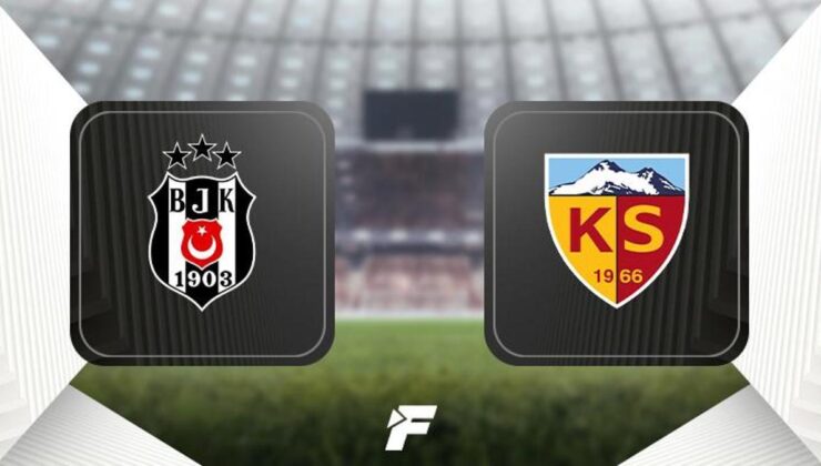 CANLI| Beşiktaş – Kayserispor maçı Canlı Anlatım – BJK KAYSERİ maçı kadroları, skoru ve istatistikleri (Süper Lig karşılaşması)
