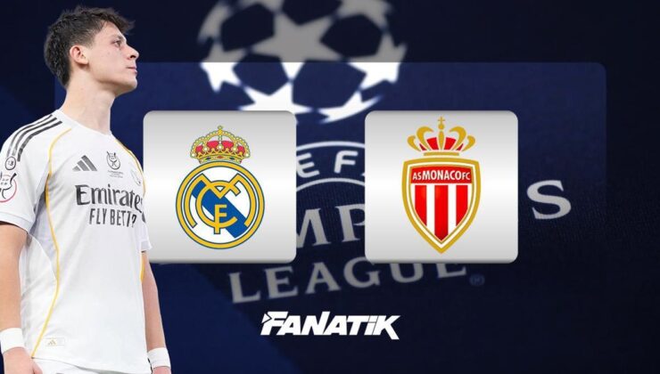 CANLI |  Real Madrid – Monaco maçı Canlı Anlatım – Real Madrid – Monaco maçı kadrosu, skoru ve istatistikleri (Gözler Arda Güler’de)