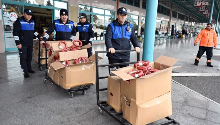 Tam 300 kilo! Yolcu otobüsünde yakalandı