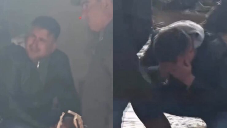 Tarlaya giren çiftçi hüngür hüngür ağlamaya başladı