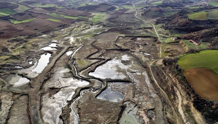 Tekirdağ'da endişelendiren görüntü! Baraj 'ölü hacme' düştü