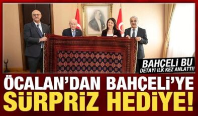 Terör örgütü PKK lideri Öcalan’dan Bahçeli’ye sürpriz hediye!