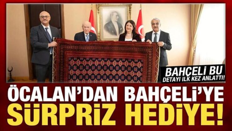 Terör örgütü PKK lideri Öcalan’dan Bahçeli’ye sürpriz hediye!