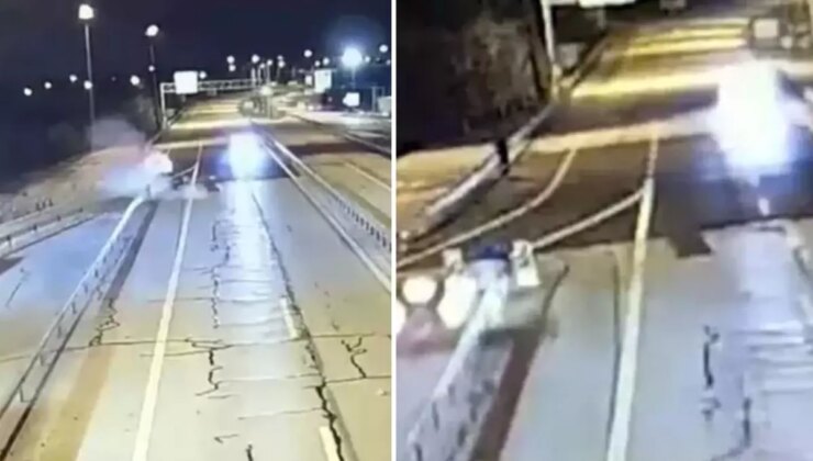 Ters yöne giren araç dehşet saçtı