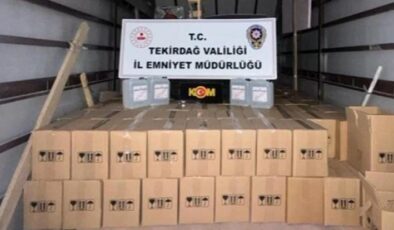 Tonlarca kaçak ürün ele geçirildi, 18 şüpheli gözaltında