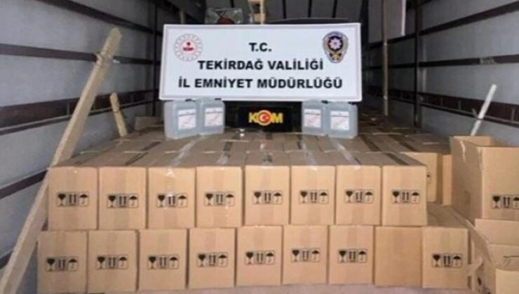 Tonlarca kaçak ürün ele geçirildi, 18 şüpheli gözaltında