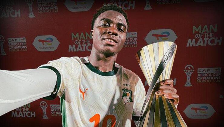 Trabzonspor’un yıldızı Christ Inao Oulai milli takıma damga vurdu! Maçın adamı seçildi