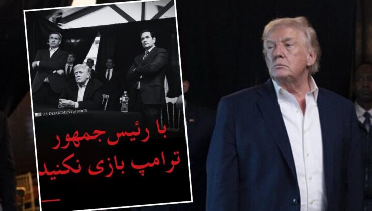 Trump gözünü bu kez İran'a dikti: Bu fotoğrafla Farsça gözdağı verdi