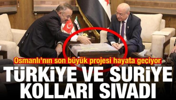 Türkiye ve Suriye kolları sıvadı! Osmanlı’nın son büyük projesi hayata geçiyor