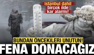 Türkiye’yi buz tutacak! Meteoroloji’den yeni kar uyarısı: İstanbul dahil birçok ilde alarm