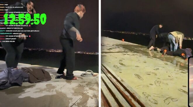 Ünlü fenomen İstanbul'da canlı yayında bir kadını ölümden kurtardı