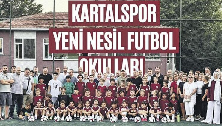 Yeni nesil altyapı: Kartalspor’dan Türk futboluna armağan