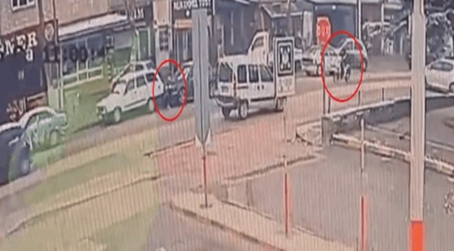 Yola fırlayan çocuğa çarpmamak için ani manevra yaptı felaketi yaşadı