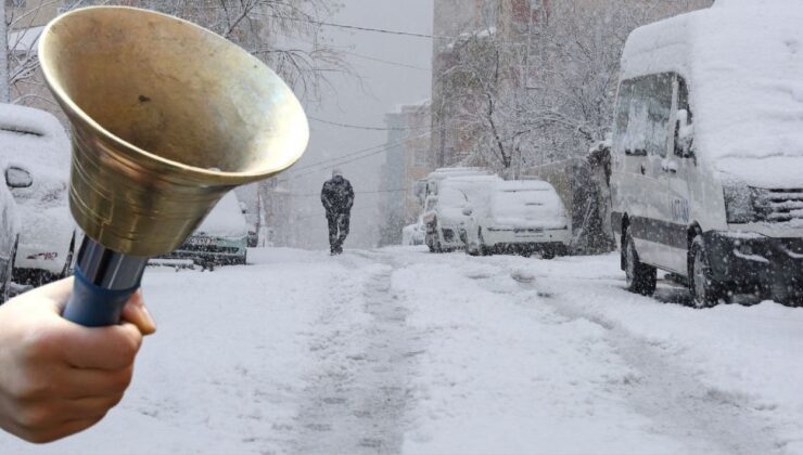 Zonguldak'ta okullar tatil edildi