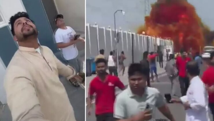 6 ülke hedef oldu! İşte İran füzesinin Katar’a düştüğü an