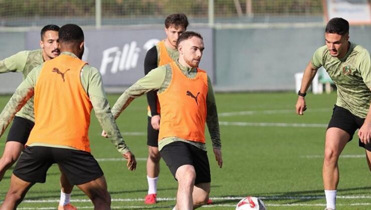 Alanyaspor, Galatasaray maçı hazırlıklarına başladı