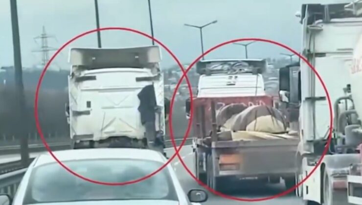 Anadolu Otoyolu’nda sol şeridi işgal eden TIR sürücüsü cezadan kaçamadı