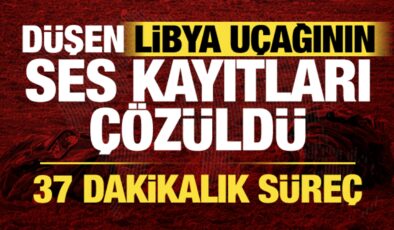 Ankara’da düşen Libya uçağında sıcak gelişme: Bakan Uraloğlu karakutu verilerini açıkladı
