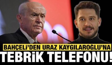 Bahçeli’den Uraz Kaygılaroğlu’na tebrik telefonu