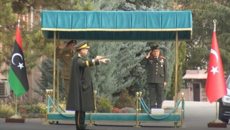 Bakan Güler, Libya Genelkurmay Başkan Vekili Korgeneral en-Nemruş’u kabul etti