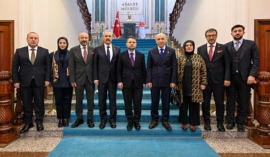 Bakan Gürlek, İstanbul 2 No’lu Barosu Başkanı Şamlı’yı kabul etti