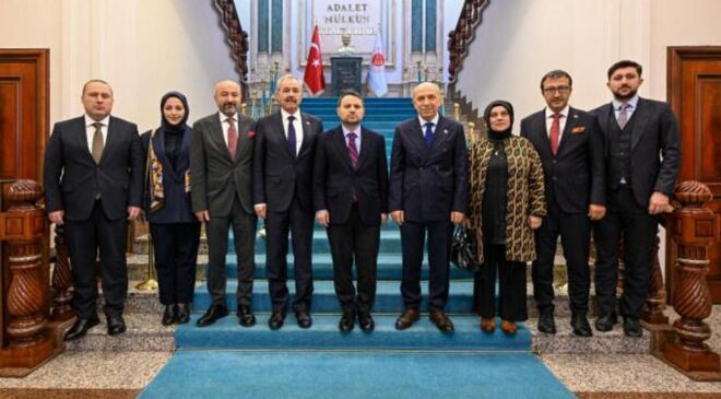 Bakan Gürlek, İstanbul 2 No’lu Barosu Başkanı Şamlı’yı kabul etti